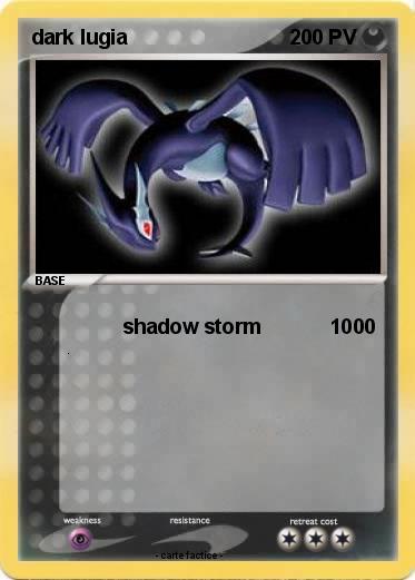 Pokemon dark lugia