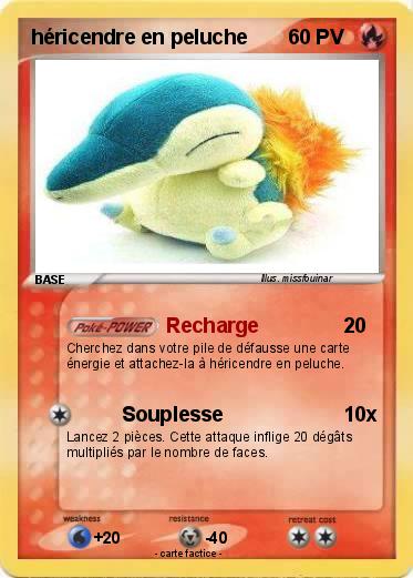 Pokemon héricendre en peluche