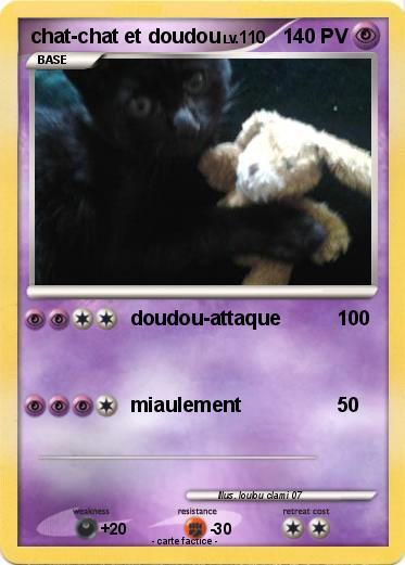 Pokemon chat-chat et doudou