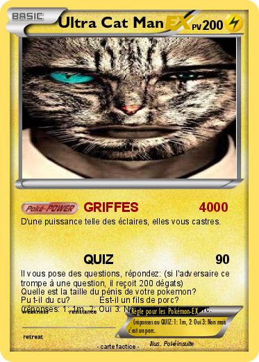 Pokemon Ultra Cat Man