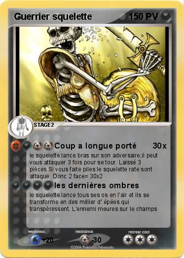 Pokemon Guerrier squelette