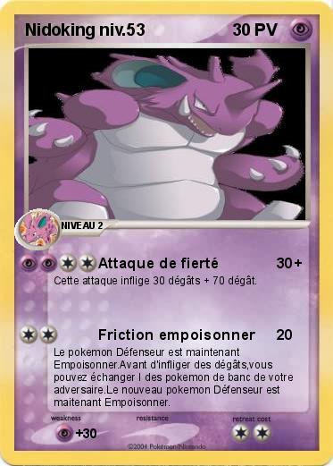 Pokemon Nidoking niv.53