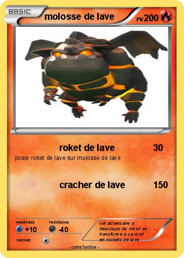Pokemon molosse de lave