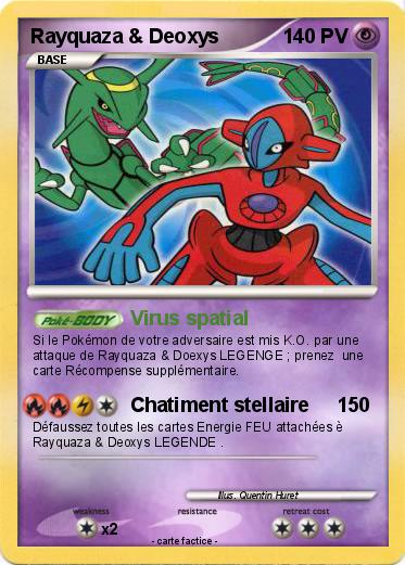 Pokemon Rayquaza & Deoxys