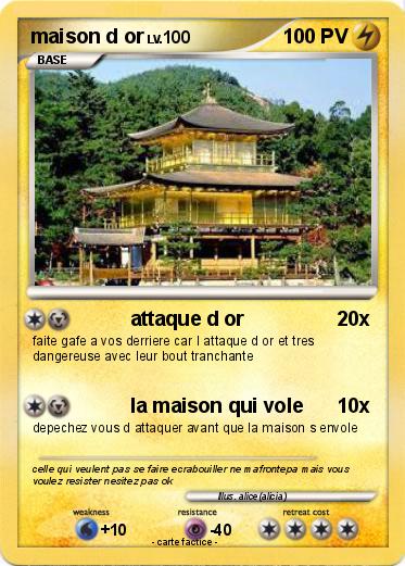 Pokemon maison d or