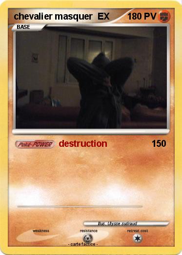 Pokemon chevalier masquer  EX