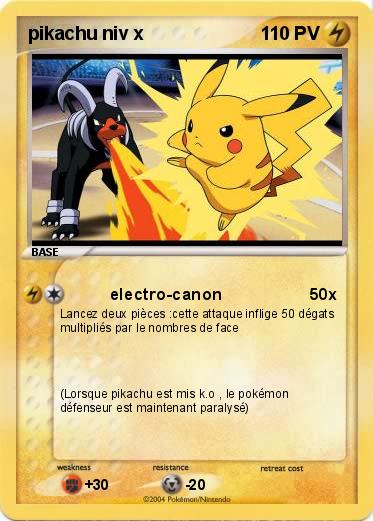 Pokemon pikachu niv x