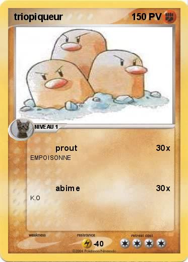 Pokemon triopiqueur
