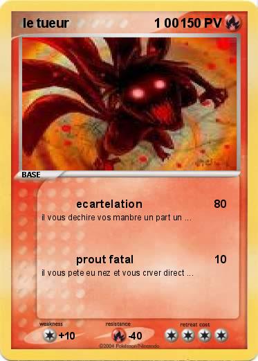Pokemon  le tueur                        1 00