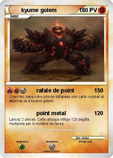 Pokemon kyume golem
