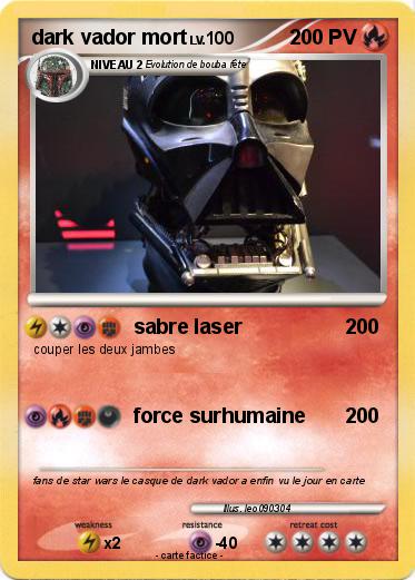 Pokemon dark vador mort