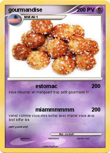 Pokemon gourmandise