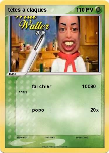 Pokemon tetes a claques