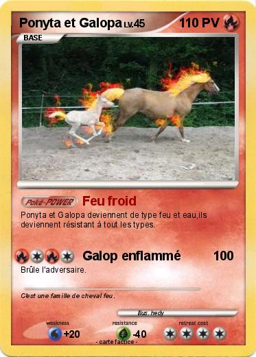 Pokemon Ponyta et Galopa