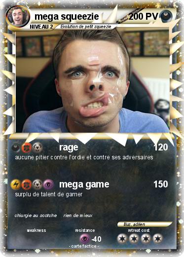 Pokemon mega squeezie