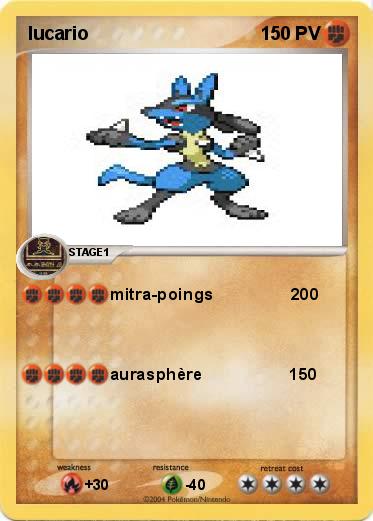 Pokemon lucario