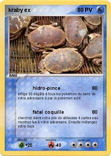 Pokemon kraby ex
