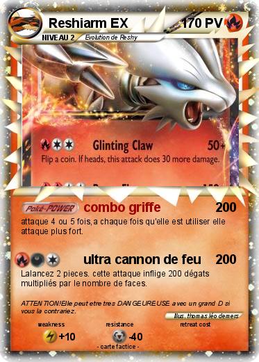 Pokemon Reshiarm EX