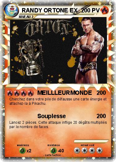 Pokemon RANDY ORTONE EX