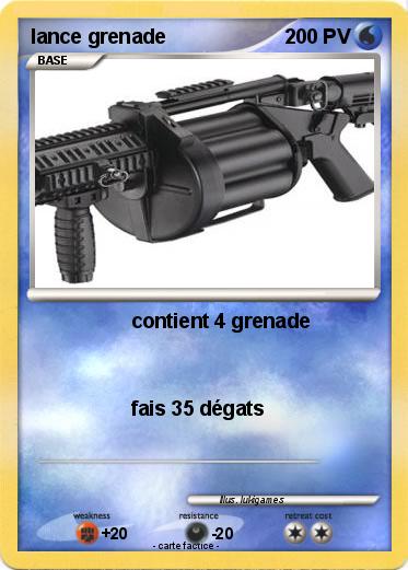Pokemon lance grenade