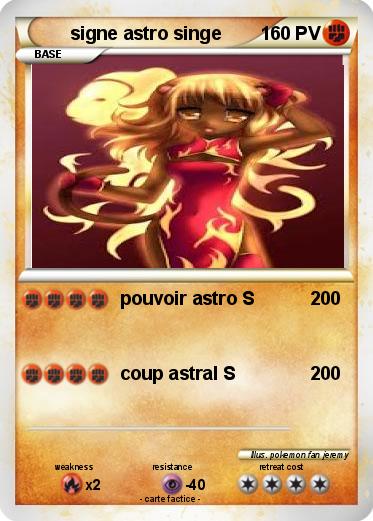 Pokemon signe astro singe