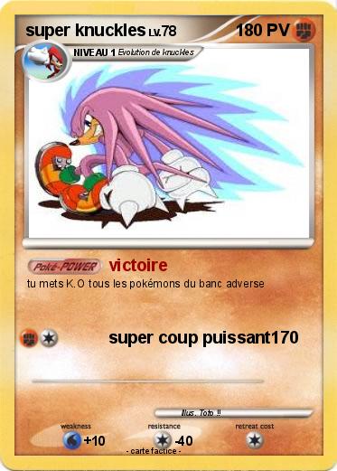 Pokemon super knuckles