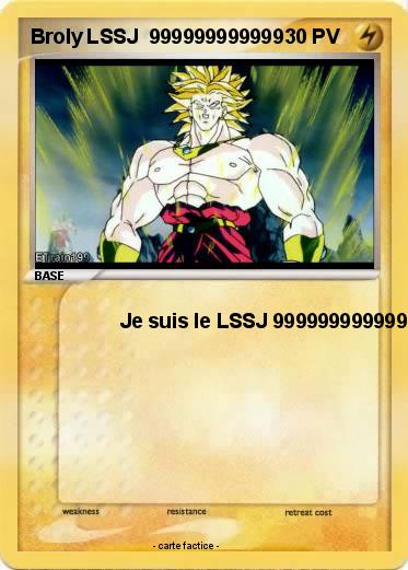 Pokemon Broly LSSJ  999999999999