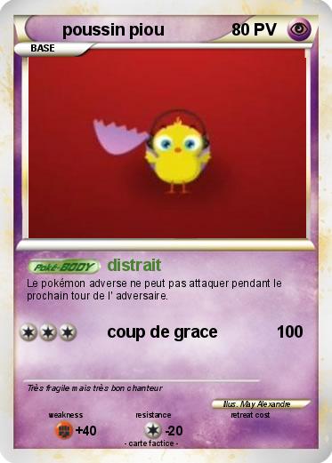 Pokemon poussin piou