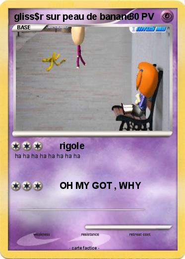 Pokemon gliss$r sur peau de banane