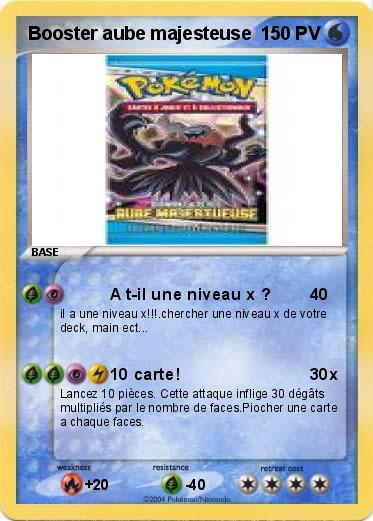 Pokemon Booster aube majesteuse