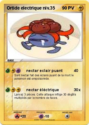 Pokemon Ortide electrique niv.35