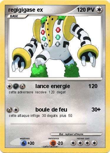 Pokemon regigigase ex
