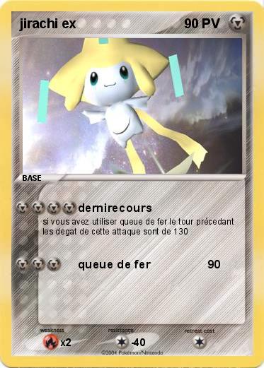 Pokemon jirachi ex 