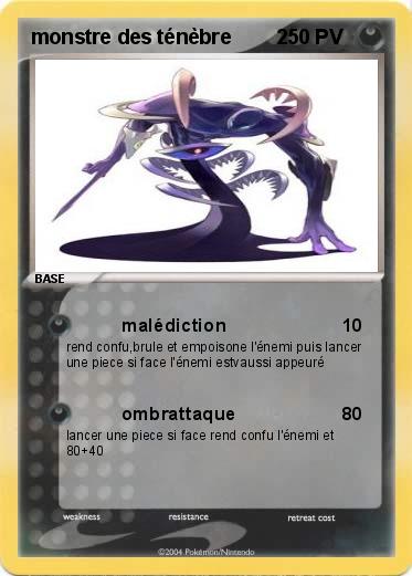 Pokemon monstre des ténèbre        2
