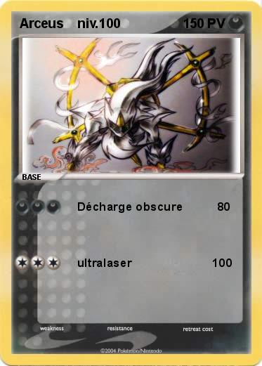 Pokemon Arceus    niv.100