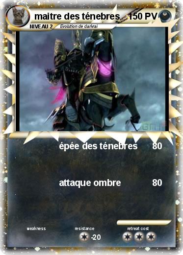 Pokemon maitre des ténebres