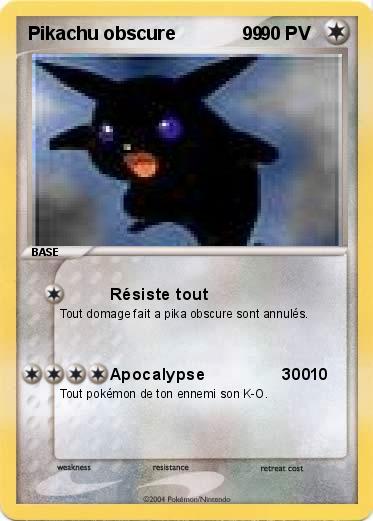 Pokemon Pikachu obscure             99