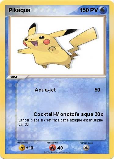 Pokemon Pikaqua