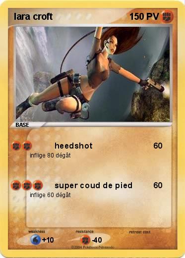 Pokemon lara croft