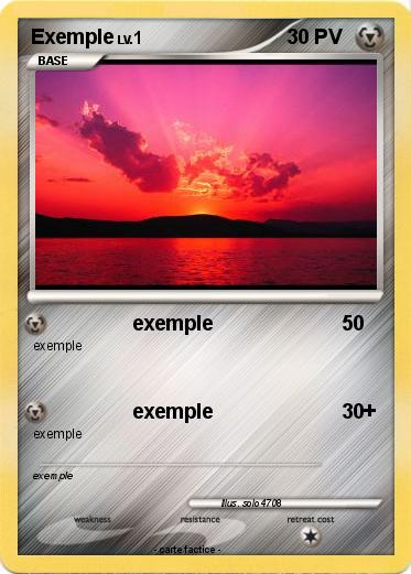 Pokemon Exemple