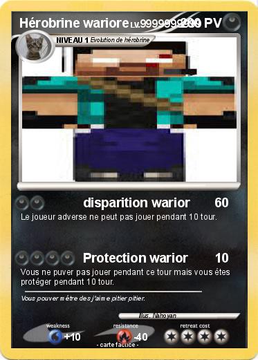 Pokemon Hérobrine wariore