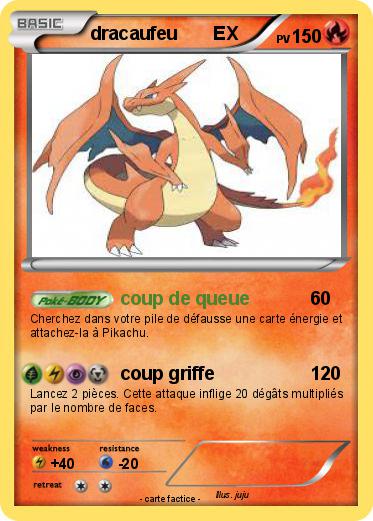 Pokemon dracaufeu       EX
