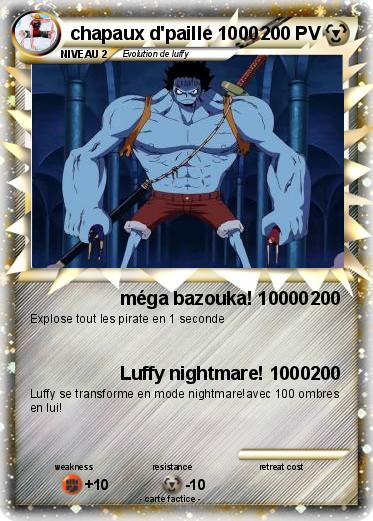 Pokemon chapaux d'paille 1000