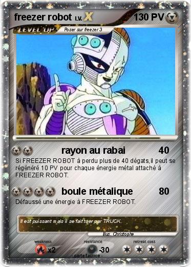 Pokemon freezer robot
