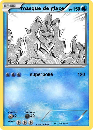 Pokemon masque de glace