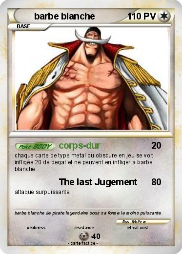Pokemon barbe blanche