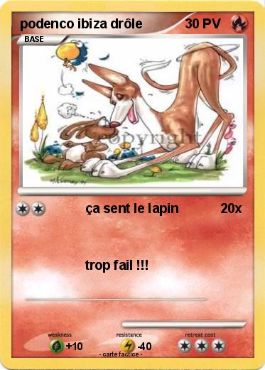 Pokemon podenco ibiza drôle