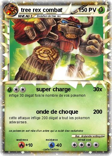 Pokemon tree rex combat