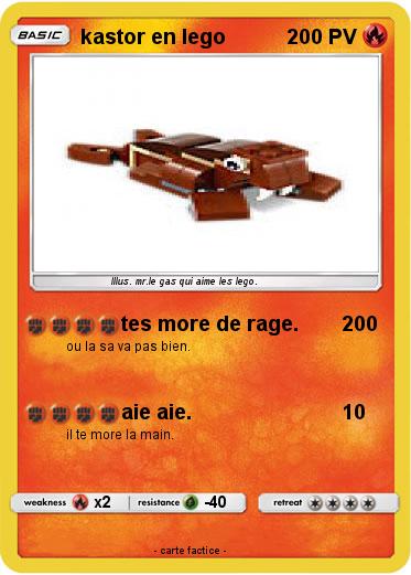 Pokemon kastor en lego
