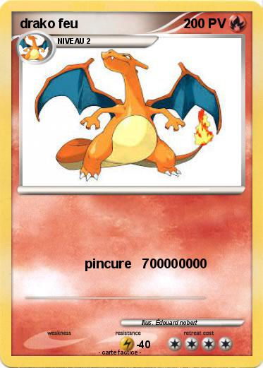 Pokemon drako feu